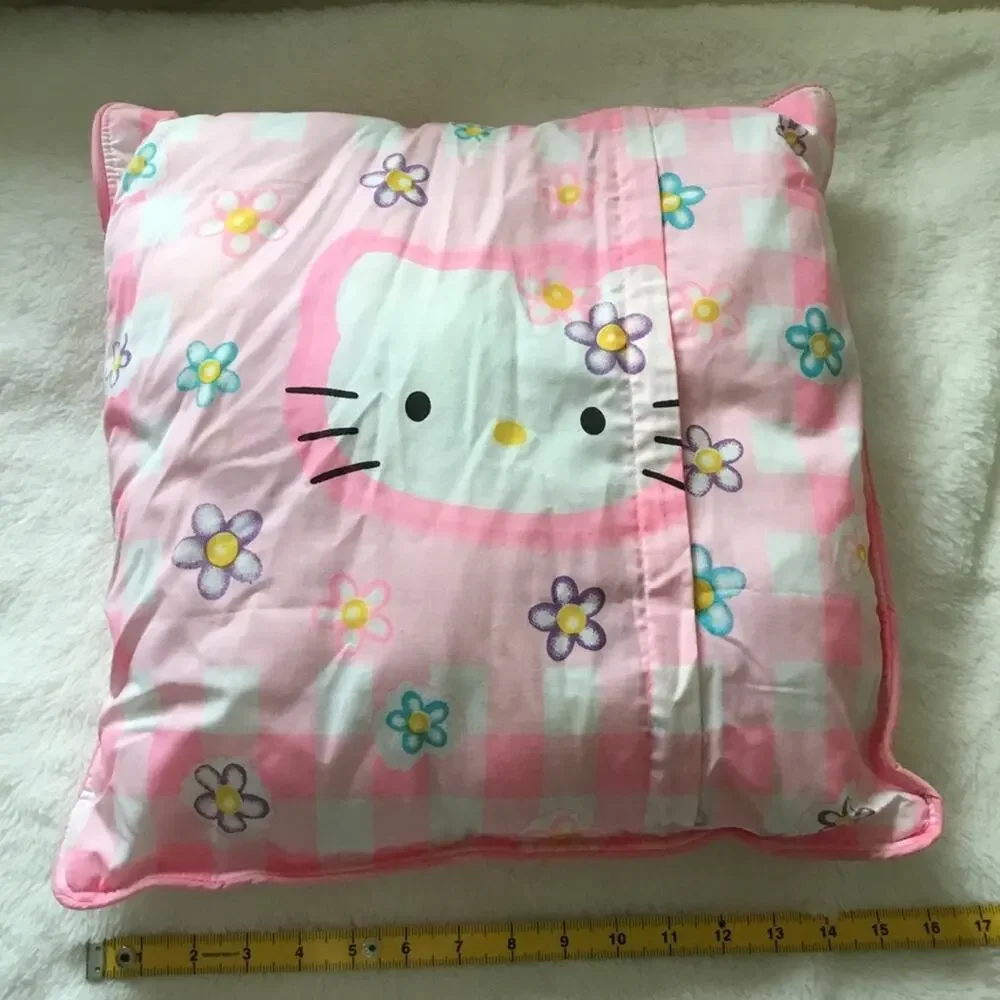 Hello Kitty Light Pink Decorative Square Pillow with Zipper